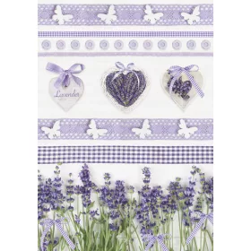 Levendula Butterfly Purple A/4 gumis mappa