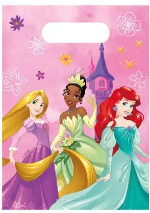 Disney Hercegnők Live Your Story ajándéktasak, ajándékzacskó 6 db-os