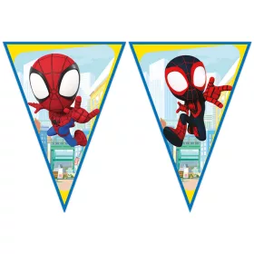 Pókember Spidey zászlófüzér FSC 2,3 m