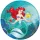 Disney Hercegnők Ariel Curious papírtányér 8 db-os 23 cm FSC