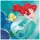 Disney Hercegnők, Ariel Curious szalvéta 20 db-os 33x33 cm FSC