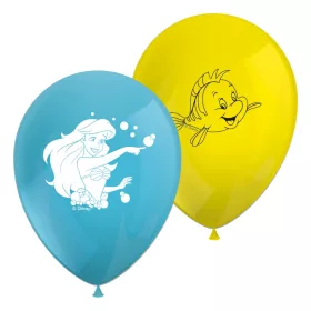Disney Hercegnők Ariel Curious léggömb, lufi 8 db-os