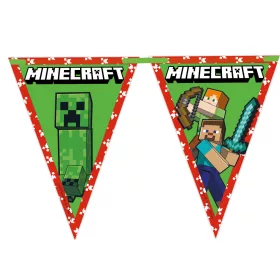 Minecraft Green zászlófüzér FSC 2,3 m