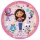 Gabi babaháza Friends papírtányér 8 db-os 23 cm FSC