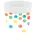 Multiwatercolor Party micro prémium műanyag pohár 250 ml