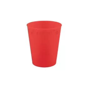 Piros Bright red micro prémium műanyag pohár 250 ml