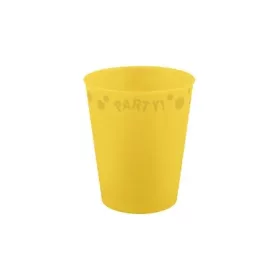 Sárga Yellow micro prémium műanyag pohár 250 ml