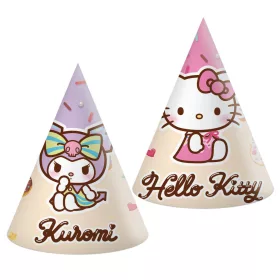 Hello Kitty Kuromi parti kalap, csákó 6 db-os
