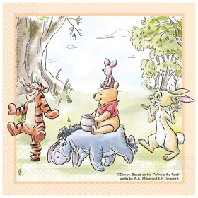   Disney Micimackó Loves Nature szalvéta 20 db-os 33x33 cm FSC