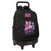 K-pop Démonvadászok Negra prémium gurulós iskolatáska, táska 45 cm