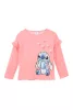 Disney Lilo és Stitch, A csillagkutya Cutie gyerek hosszú póló, felső 3 - 8 év / 98 - 128 cm