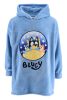 Bluey Stars belebújós plüss polár takaró, poncsó 6/8 év