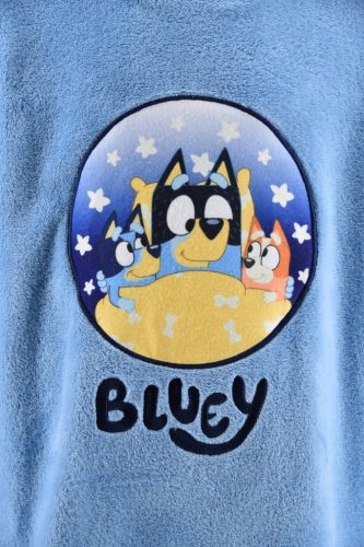 Bluey Stars belebújós plüss polár takaró, poncsó 6/8 év