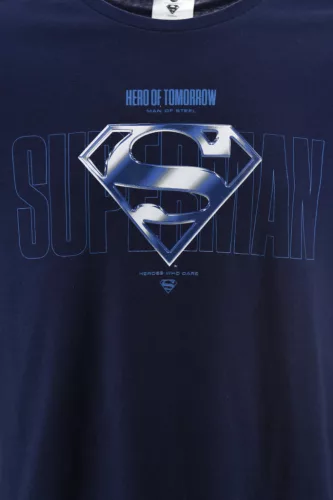 Superman Man of Steel férfi rövid póló, felső M