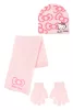 Hello Kitty Bow gyerek sapka + sál + kesztyű szett 52-54 cm