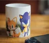 Sonic a sündisznó Power Trio porcelán bögre 325 ml (11 oz) Díszdobozban
