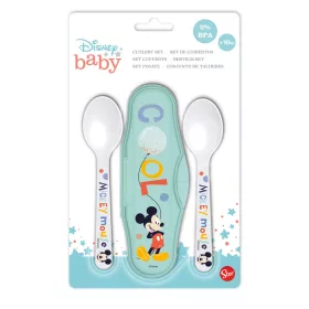 Disney Mickey Hello World baba utazó evőeszköz készlet