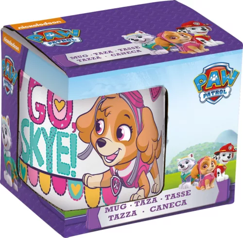 Mancs Őrjárat Go Skye porcelán bögre 235 ml (8 oz) Díszdobozban