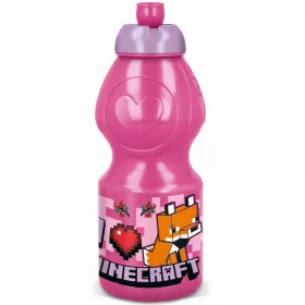 Minecraft Girls műanyag sportkulacs 400 ml