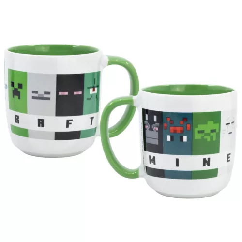 Minecraft Elite porcelán bögre 380 ml (13 oz) Díszdobozban