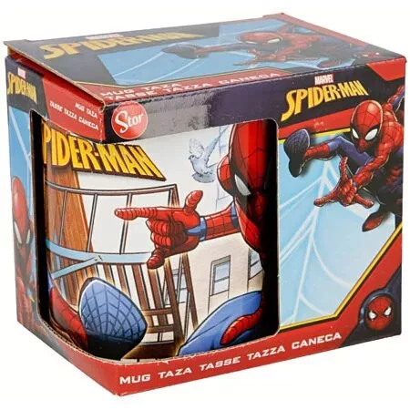 Pókember Streets porcelán bögre 325 ml (11 oz) Díszdobozban
