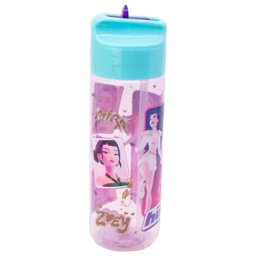 K-pop Démonvadászok Stars Hydro tritan műanyag szívószálas kulacs 540 ml