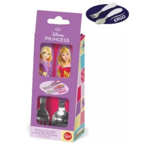 Disney Hercegnők Courageous Heart fém ergo evőeszköz készlet - 2 darabos