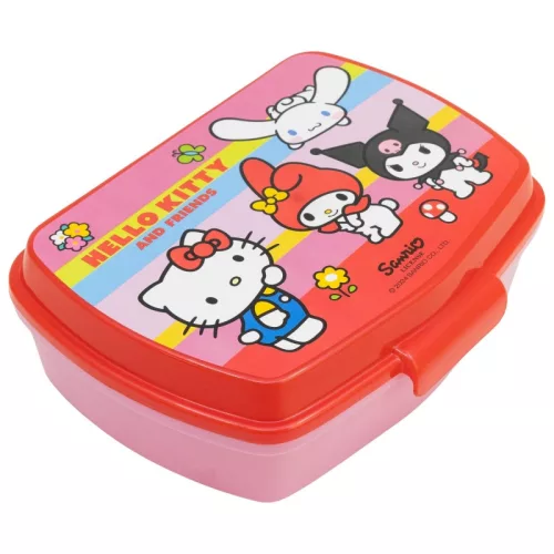Hello Kitty and Friends funny műanyag szendvicsdoboz