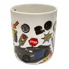 Disney Verdák Stickers porcelán bögre 235 ml (8 oz) Díszdobozban
