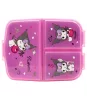 Hello Kitty Kuromi több rekeszes uzsonnás doboz, szendvicsdoboz