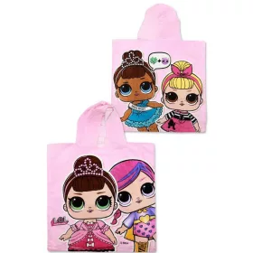   LOL Surprise Crown strand törölköző poncsó pamut 50x115 cm