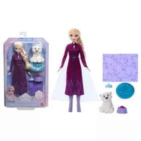 Jégvarázs játékszett Elza és kis jegesmackó figurával