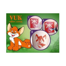 Vuk tetoválás sablon szett - csillám nélkül