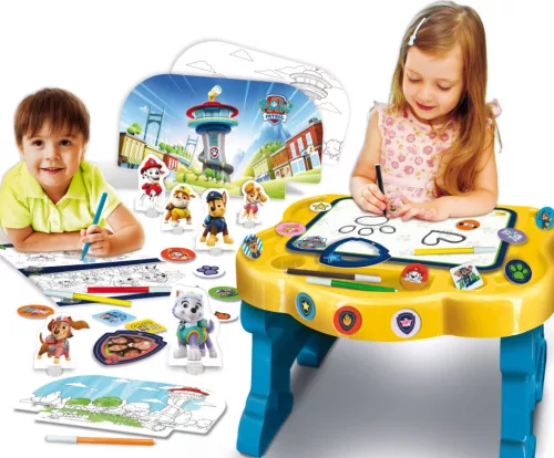 Mancs Őrjárat kreatív asztal rajzoló és alkotó szett