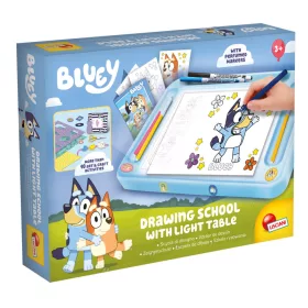 Bluey rajziskola fényasztallal kreatív szett