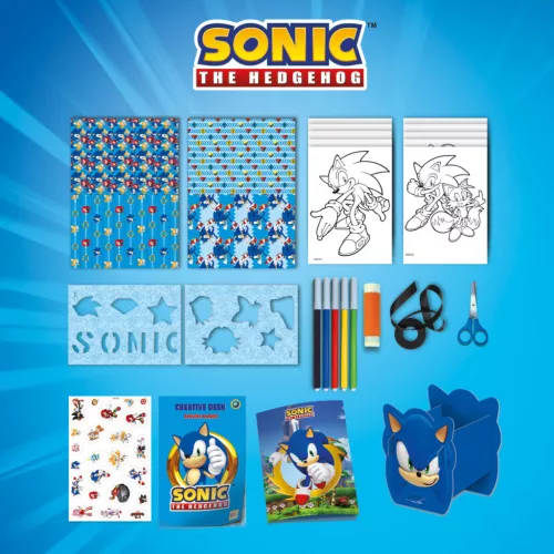 Sonic kreatív asztali szett aktatáskával