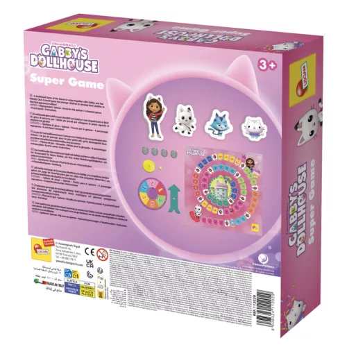 Gabby babaháza társasjáték pörgetővel