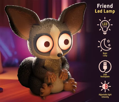 Rainy Days Bushbaby LED éjszakai lámpa gyerekszobába