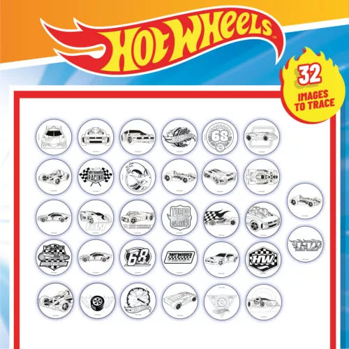 Hot Wheels projektoros rajziskola kreatív szett