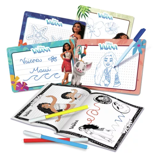 Vaiana rajziskola kreatív rajzoló és író szett