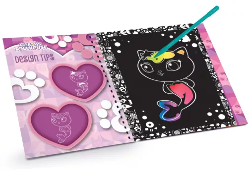 Gabi babaháza kaparós kreatív könyv színes mintákkal