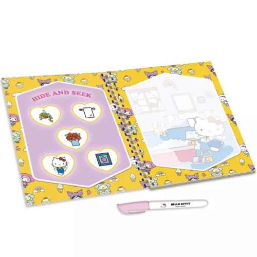 Hello Kitty és barátai varázs vízfestő könyv gyerekeknek