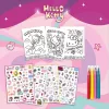 Hello Kitty matricás színező készlet gyerekeknek