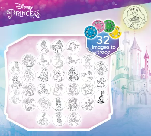 Disney hercegnők rajz projektor szett