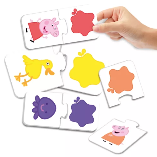 Peppa malac logikai mini puzzle játék 2 szettben