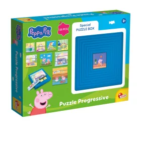 Peppa malac progresszív puzzle 8 kirakóval