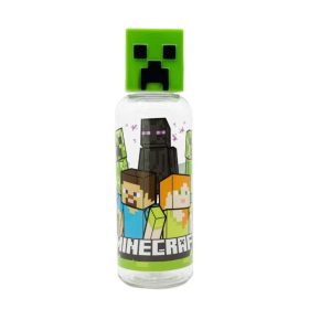 Minecraft kulacs műanyag - Creeper fejjel
