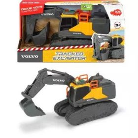   Dickie: Volvo lánctalpas markoló - 23 cm, fénnyel és hanggal