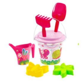 Homokozókészlet öntözőkannával - rózsaszín