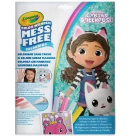  Crayola Color Wonder: Gabi babaháza maszatmentes kifestő készlet mappában